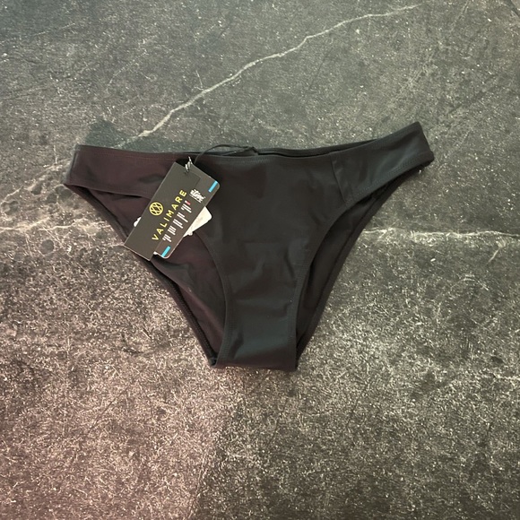 Valimare Black Bikini Bottom Sz: M NWT - Picture 1 of 2
